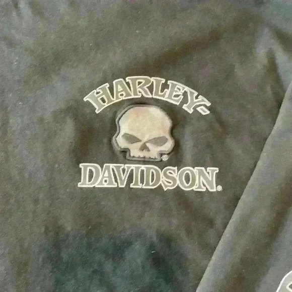 Mans Harley Davidson long sleeve barley worn - Picture 2 of 4
